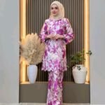 Thalia Kurung Premium Brocade Fuschia