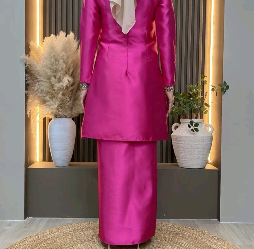 Sabrina Kurung with Beading Embroidery Honey Sage - Limited Edition