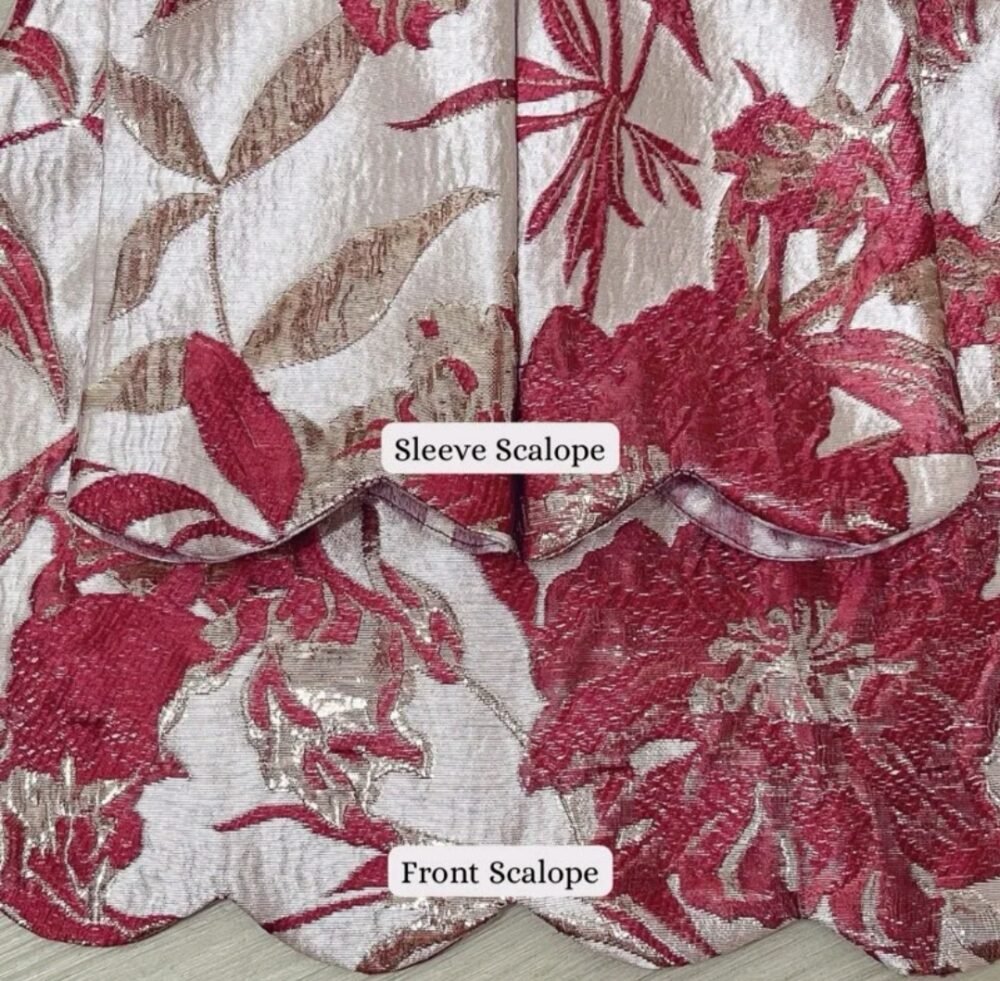 Thalia Kurung Premium Brocade Lime