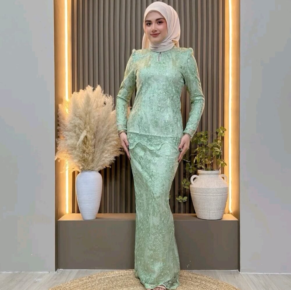 Chantika Mini Kurung Sage Green