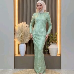 Chantika Mini Kurung Sage Green