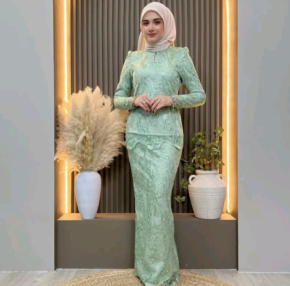 Chantika Mini Kurung Navy Blue