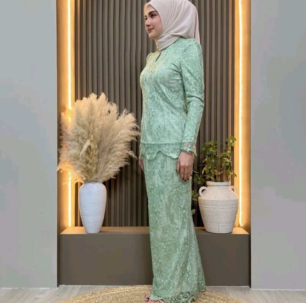 Chantika Mini Kurung Navy Blue